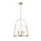 Z-Lite Archis Pendant, 5-Light, 18 In.W x 21 In.H, Modern Gold/Clear 3041P18-MGLD - alternate 3